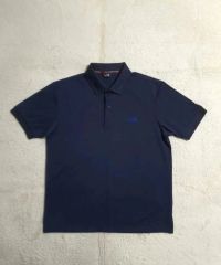 PRADA ポロシャツ ネイビーオレンジ バイカラー swag archive - メルカリ