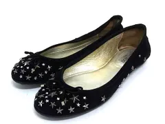 JIMMY CHOO ジミーチュウ スタースタッズ スエード フラットシューズ 靴 シューズ レディース ブラック系 DN4963のサムネイル
