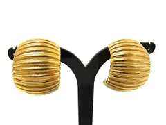 ■美品■ GIVENCHY ジバンシィ ヴィンテージ クリップ式 イヤリング アクセサリー レディース ゴールド系 DN7667のサムネイル