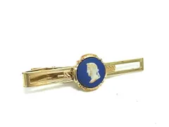WEDGWOOD ウェッジウッド ジャスパー カメオ ネクタイピン タイクリップ アクセサリー ビジネス 紳士 メンズ ゴールド系 DN7757のサムネイル