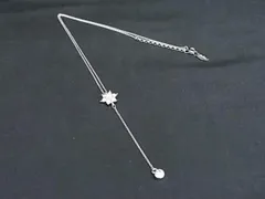 ■極美品■ Leilian レリアン パール ビジュー ネックレス ペンダント アクセサリー レディース シルバー系 DN7763のサムネイル