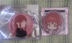 チェンソーマン マキマ 缶バッジ 2種 + はがき セット (カフェ コラボ & サンシャインシティ)