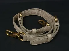MARC BY MARC JACOBS マークバイマークジェイコブス レザー ショルダーストラップ ショルダーベルト レディース グレージュ系 DN4655