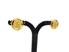■美品■ GIVENCHY ジバンシィ ヴィンテージ クリップ式 イヤリング アクセサリー レディース ゴールド系 DN4701のサムネイル