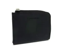 ■美品■ Calvin Klein カルバンクライン レザー L字ファスナー コンパクト 財布 ウォレット 札入れ メンズ ブラック系 DN4223のサムネイル