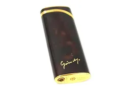GIVENCHY ジバンシィ 高級ライター プッシュ式ガスライター 喫煙グッズ 喫煙具 ブラウン系×ゴールド系 DN4391のサムネイル