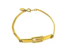 GIVENCHY ジバンシィ ヴィンテージ ブレスレット アクセサリー レディース メンズ ゴールド系 DN3312のサムネイル