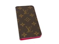 美品】ルイ・ヴィトン モノグラム フォリオ iPhoneケース ピンク