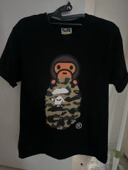 Y2K❤️ A BATHING APE MILO ON BIG APE Tシャツ - メルカリ