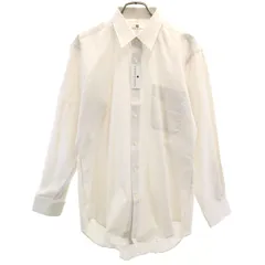 美品 PIERRE BALMAIN ピエールバルマン ストライプ柄 長袖 シャツ 39-80 グレージュ メンズ 古着のサムネイル