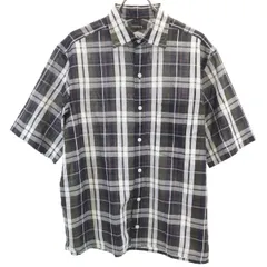 Mackintosh マッキントッシュ チェック柄 半袖 シャツ M カーキ メンズ 古着のサムネイル