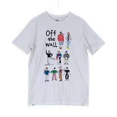 VANS メンズ ストリート オーバーサイズ 半袖Tシャツ 95 白 00300