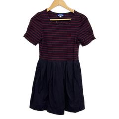 ☆美品☆Burberry Blue Label ボーダー 半袖ワンピース 38М - メルカリ
