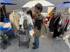 コス スリム メリノ ウール 헨리탑 グリーン M サイズのサムネイル