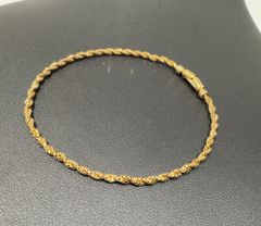 美品】K18 750刻印 ピンチリンクチェーンネックレス 約7.3g 長さ約44.5 
