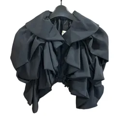 COMME des GARCONS コムデギャルソン  2023SS  ウール フリル ボレロ サイズS  ブラック レディース 美品 【TE0602】のサムネイル
