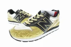 ニューバランス NEW BALANCE ×FRANCK MULLER フランクミュラー 996 Gold CM996FMG ローカット スニーカー 27 D width ゴールド ブランド古着ベクトル 中古▲■241208のサムネイル