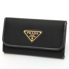 新品未使用品 箱・カード付き PRADA プラダ キーケース 三角プレート