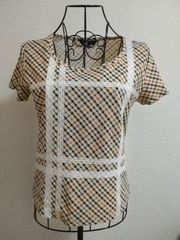 DAKS LONDON チェック柄 半袖カットソー 38 - メルカリ