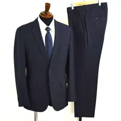 HUGO BOSS 伊製生地 2つボタン シングルスーツ M YA5 ダークネイビー ノータック 袖口4つ釦 開き見せ 10184602 合物 春秋 6XE148 【送料無料】【中古】【メンズビジネス】202605のサムネイル