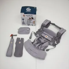 美品 エルゴ OMNI 360 クールエア パールグレイ ergobaby 新生児OK クリーニング済み B04C082