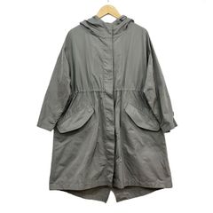 ヘルノ ナイロンコート ダブルジップ ゴールド金具 ライトグリーン 
