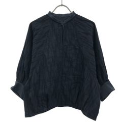 【極美品】ASEEDONCLOUD　ピンタック　スタンドカラーシャツ　ドルマン 極美品】ASEEDONCLOUD ピンタック スタンドカラーシャツ ドルマン