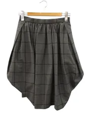 ヴィヴィアンウエストウッドレッドレーベル Vivienne Westwood RED LABEL チェック柄 変形 スカート 3 グレー ボトムス ☆AA★のサムネイル