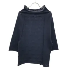 Y's Yohji Yamamoto ワイズ ヨウジヤマモト ポリエステルドットジャガードトップス YO-K64-580 ネイビー 2のサムネイル