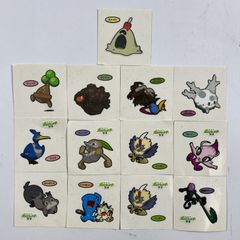 pokemon 포켓몬 빵 씰 데코 캐릭터 씰 정리 판매 약 13장 포켓 몬스터 현상품