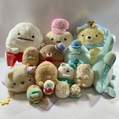 스미코구라시 봉제인형 대량 정리 상품 등 토가게 고양이 시로쿠마 돈까스 오지 귀신 현재상품 3.05kg