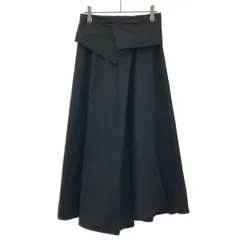 YOHJI YAMAMOTO +NOIR ヨウジヤマモト プリュスノアール コットンフレアスカート NM-S07-024 ブラック 1のサムネイル