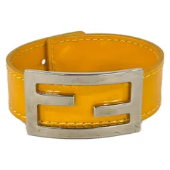 FENDI(フェンディ) ブレスレット美品  - レザー オレンジのサムネイル