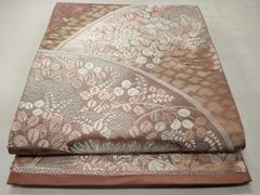 平和屋着物＊夏物 撫松庵 小紋 セオアルファ 花雪輪に跳び兎 洗える