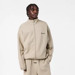 フィアオブゴッド メンズ アウター ジャケット・ブルゾン Fear Of God Essentials FGE Flc Track Jkt Sn54 Abbey Stone ストーンのサムネイル