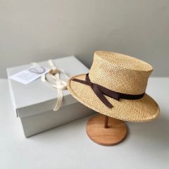 カワムラ帽子店 紅茶染め 麦わら帽子 カンカン帽 - メルカリ