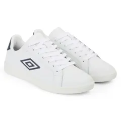 アンブロ メンズ シューズ スニーカー Umbro Cheetham Court Trainers Mens WhiteDark Navy ホワイトのサムネイル