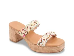 アンドレアース レディース シューズ サンダル プラットフォーム Andre Assous Cairo Platform Sandal Beige Multicolor ベージュのサムネイル