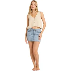 ビラボン レディース トップス タンクトップ Billabong Need Now Swtr Tank Top Womens White Cap ホワイトのサムネイル