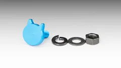 KIJIMA(キジマ)　にゃんばーボルト　M6×15mm　ブルー　1個入り　211-5253のサムネイル