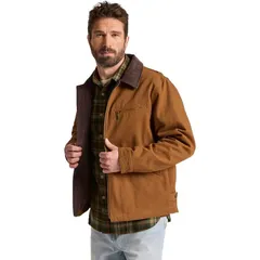 ペンドルトン メンズ アウター ジャケット・ブルゾン ジャケット Pendleton Tahoma Canvas Trucker Jacket Mens Whiskeyのサムネイル