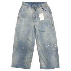 未使用品 ANCELLM ANC-PT71 LIGHT OZ WIDE STRAIGHT DENIM PANTS