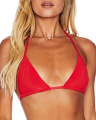 Beach Riot Women's Swimsuit Top Only - Beach Riot Winona Bikini Top - Red