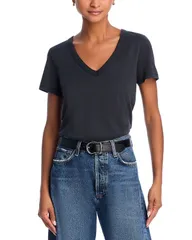 ラグアンドボーン レディース トップス Tシャツ rag bone The Vee Tee Black ブラックのサムネイル