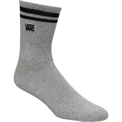 バンズ メンズ アンダーウェア 靴下 ロゴ Vanstretch Logo Crew Sock Mens Heather Grey グレーのサムネイル