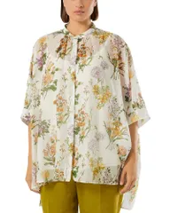 マリナリナルディ レディース トップス シャツ ブラウス Marinaldi Mrnpaniere White Oversized Blouse White ホワイトのサムネイル