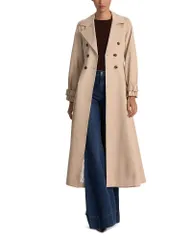 アリスアンドオリビア レディース アウター コート Alice and Olivia Ellie Godetrench Coat Latteのサムネイル