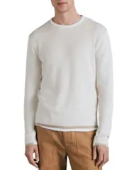 ラグアンドボーン メンズ アウター ニット・セーター クルーネック rag bone Harvey Crewneck Sweater Ivory アイボリーのサムネイル