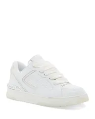 ヴェルサーチ レディース シューズ スニーカー レザー Versace Mens Biggie Basket Leather Sneakers White ホワイトのサムネイル