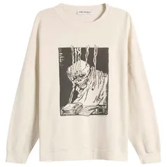 アワーレガシー メンズ アウター パーカー・スウェット シャツ Our Legacy Angry Fan Mail Slack Sweatshirt Ivory アイボリーのサムネイル